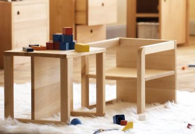 Hugo children's chair / children's table wood Jan Kurtz